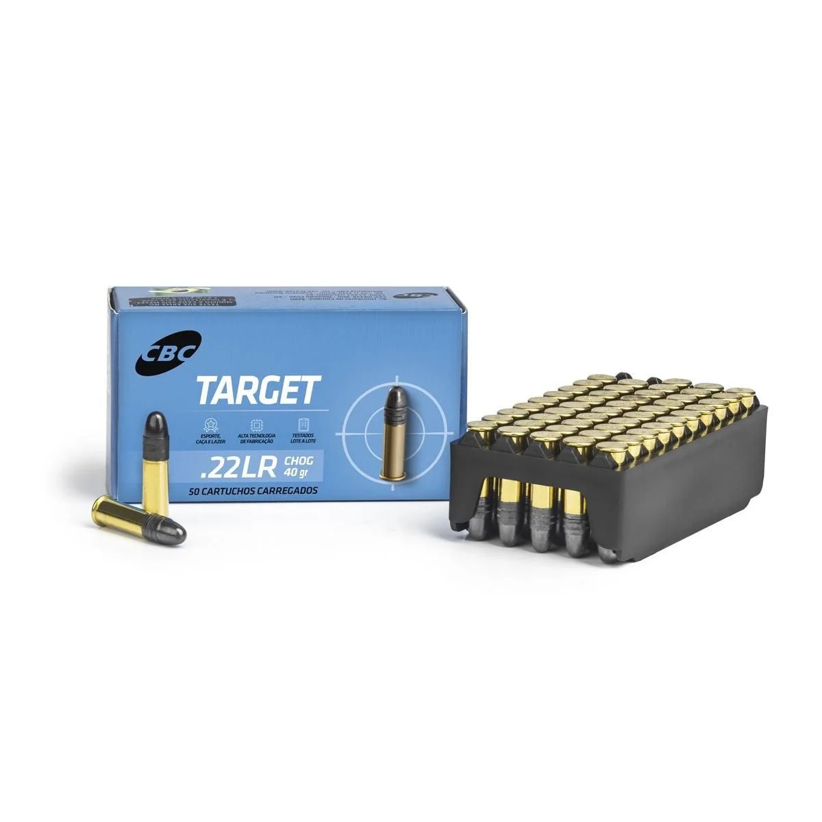 Munição CBC .22 LR Target CHOG 40gr