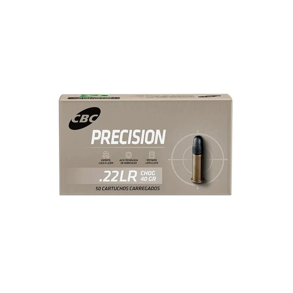 Munição CBC Cal.22LR Chog 40GR Precision